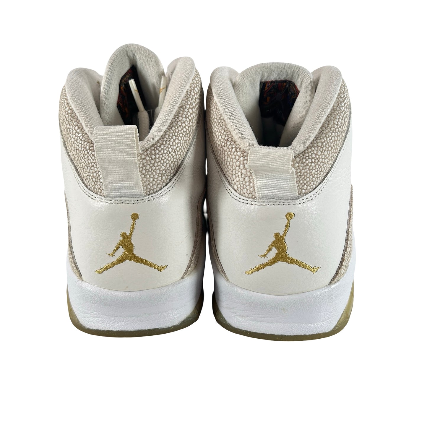 819955 100 Jordan 10 Retro Drake OVO White [USED] - 9 M (Used) (Replace Box)