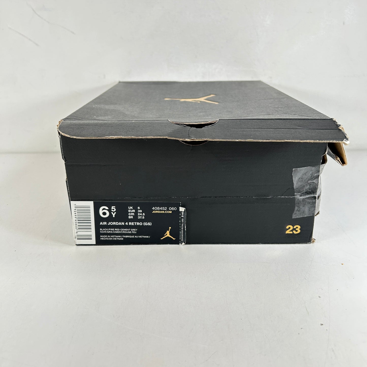 408452 060 Jordan 4 Retro Bred (2019) (GS) [USED] - 6.5 Y (Used)