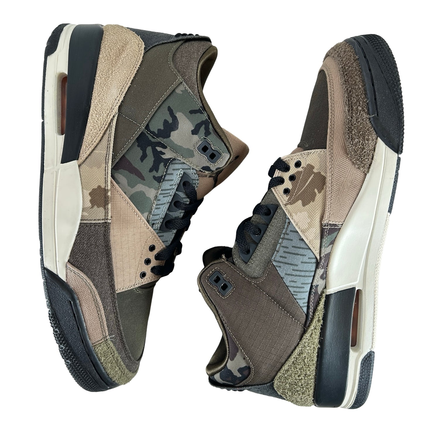 DO1830 200 Jordan 3 Retro Patchwork Camo [USED] - 12 M (Used) (No Box)