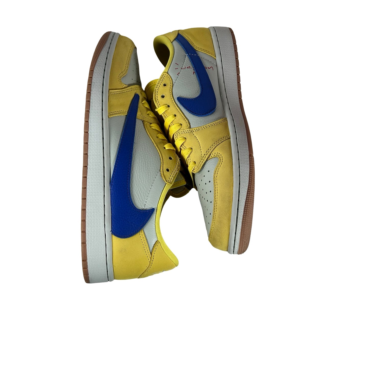 DZ4137 700 Jordan 1 Retro Low OG SP Travis Scott Canary (Women's) [USED] - 12 W (Used3)