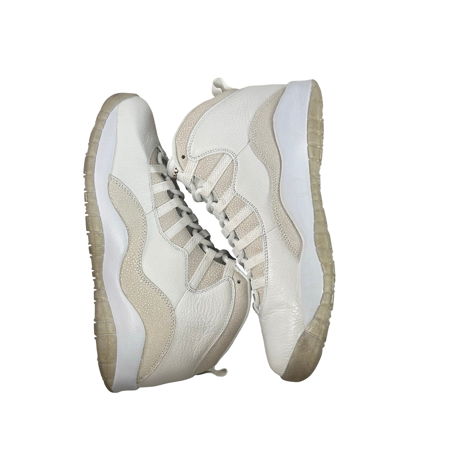 819955 100 Jordan 10 Retro Drake OVO White [CONDITIONAL] - 11 M (Yellowing) (Damaged Lid)
