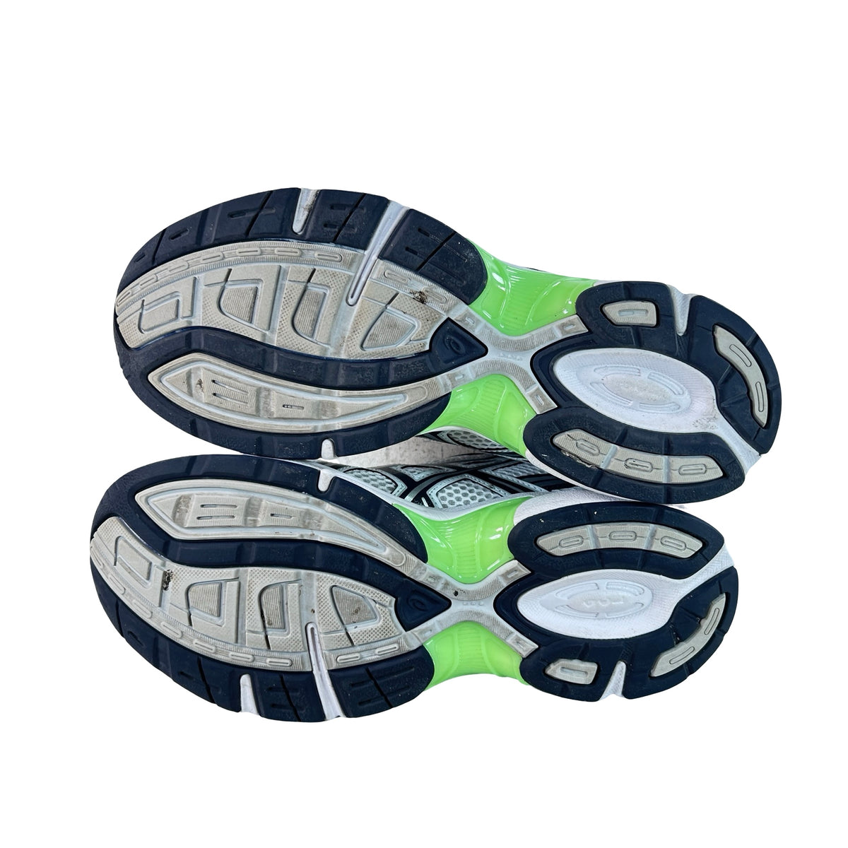 1201A256 114 ASICS Gel-1130 White Mid Grey Lime Green [USED] - 8.5 M (Used)