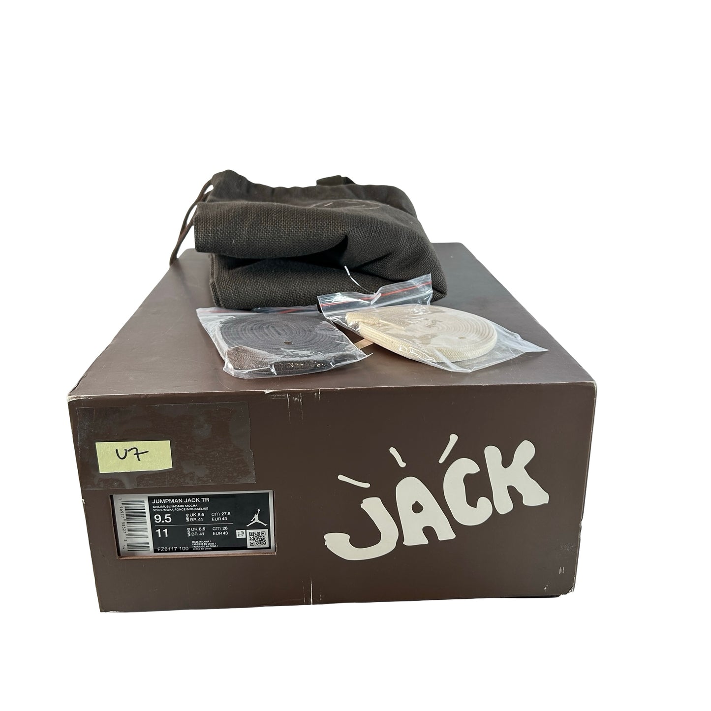 FZ8117 100 Jordan Jumpman Jack TR Travis Scott Sail [USED] - 9.5 M (Used7)