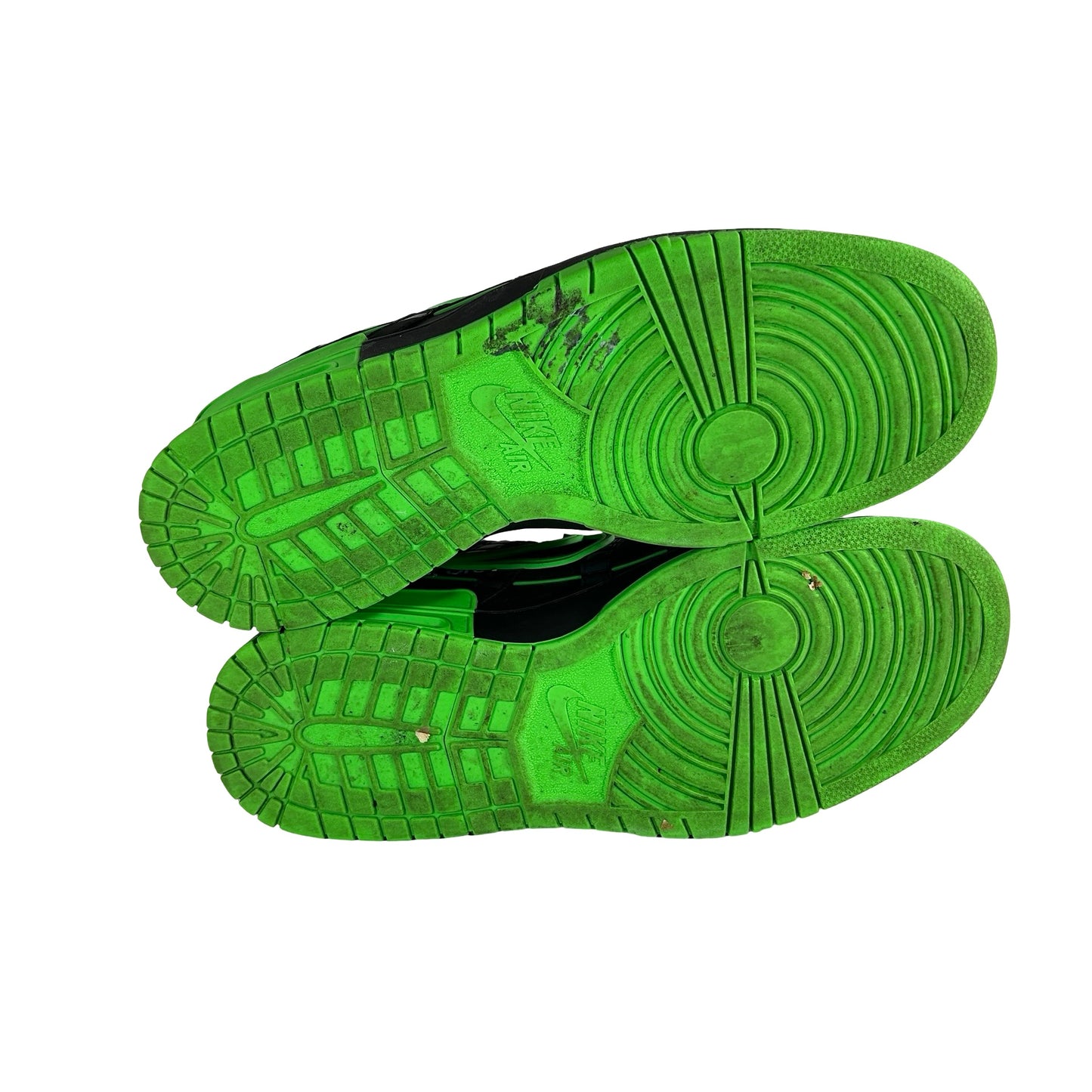 CU6015 001 Nike Air Rubber Dunk Off-White Green Strike [USED] - 13 M (Used) (No Box)