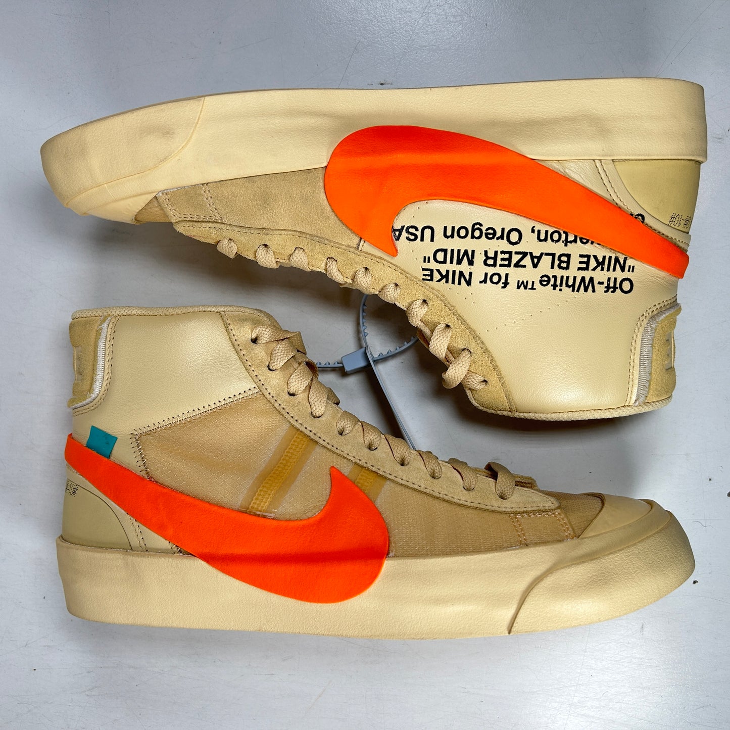 AA3832 700 Nike Blazer Off-White Orange [Conditional]