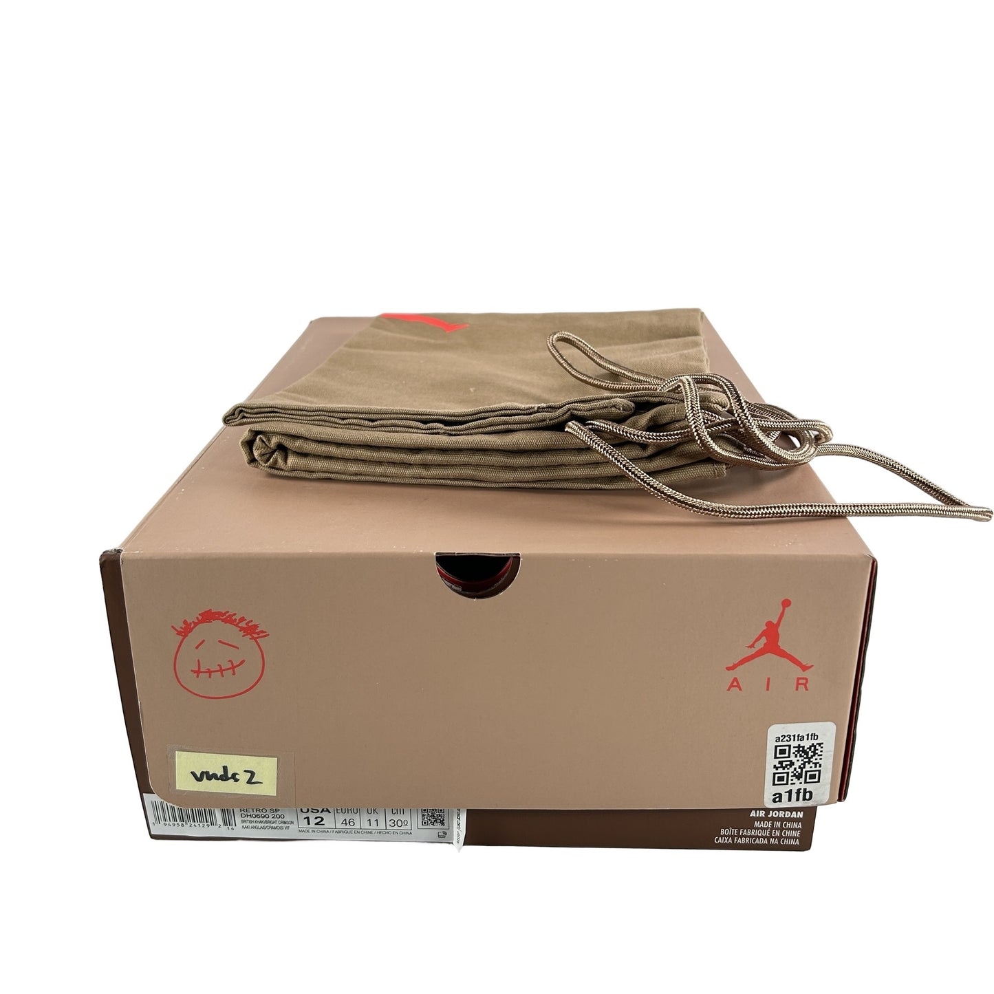 DH0690 200 Jordan 6 Retro Travis Scott Caqui británico