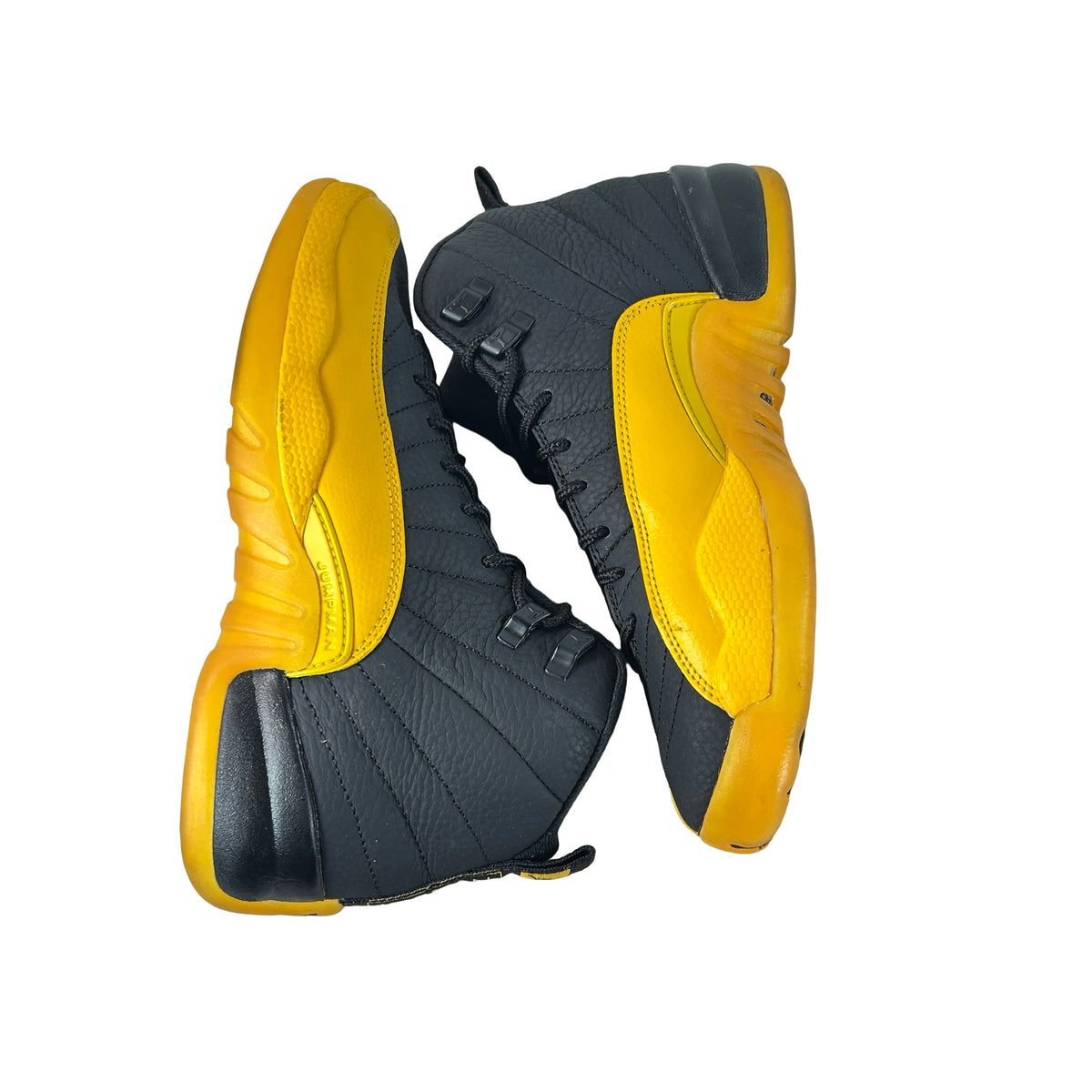 153265 070 Air Jordan 12 Retro Black University Gold (GS) [USED] - 6.5 Y (Used) (No Box)