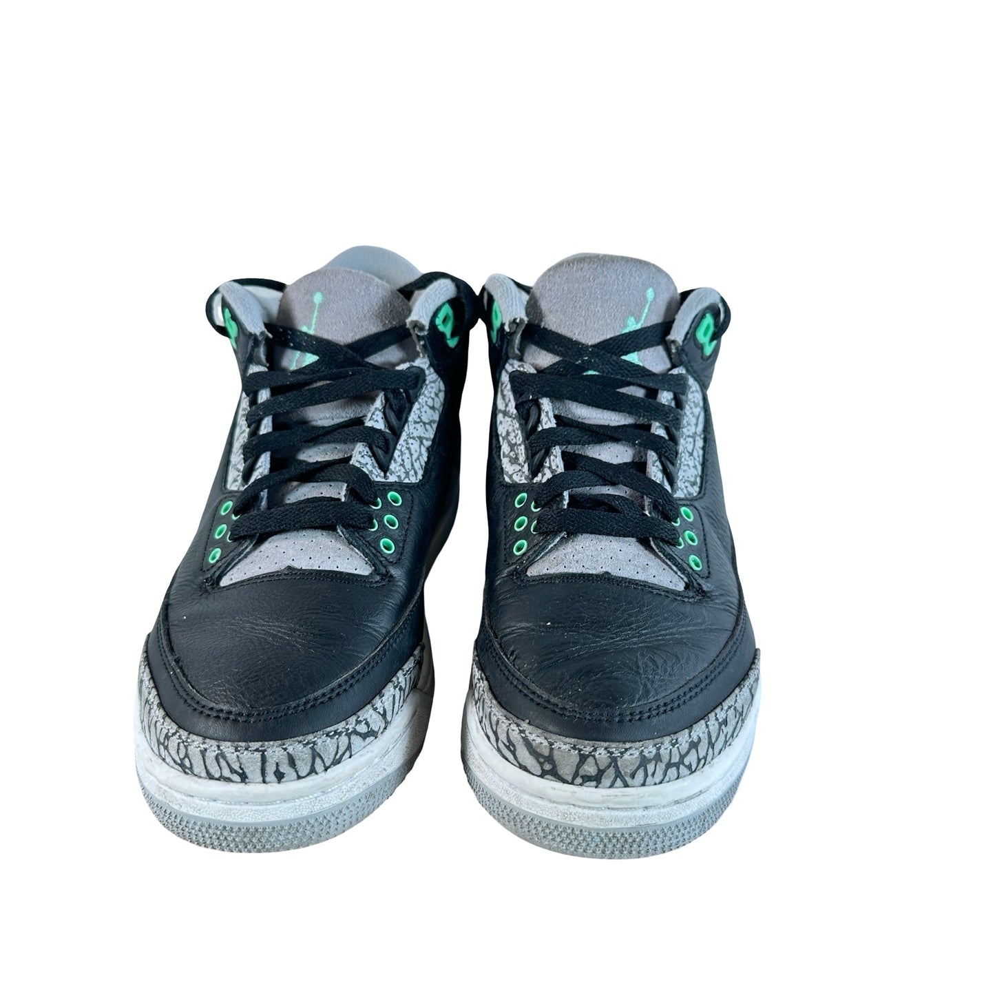 CT8532 031 Jordan 3 Retro Green Glow [USED] - 7 M (Used) (No Box)