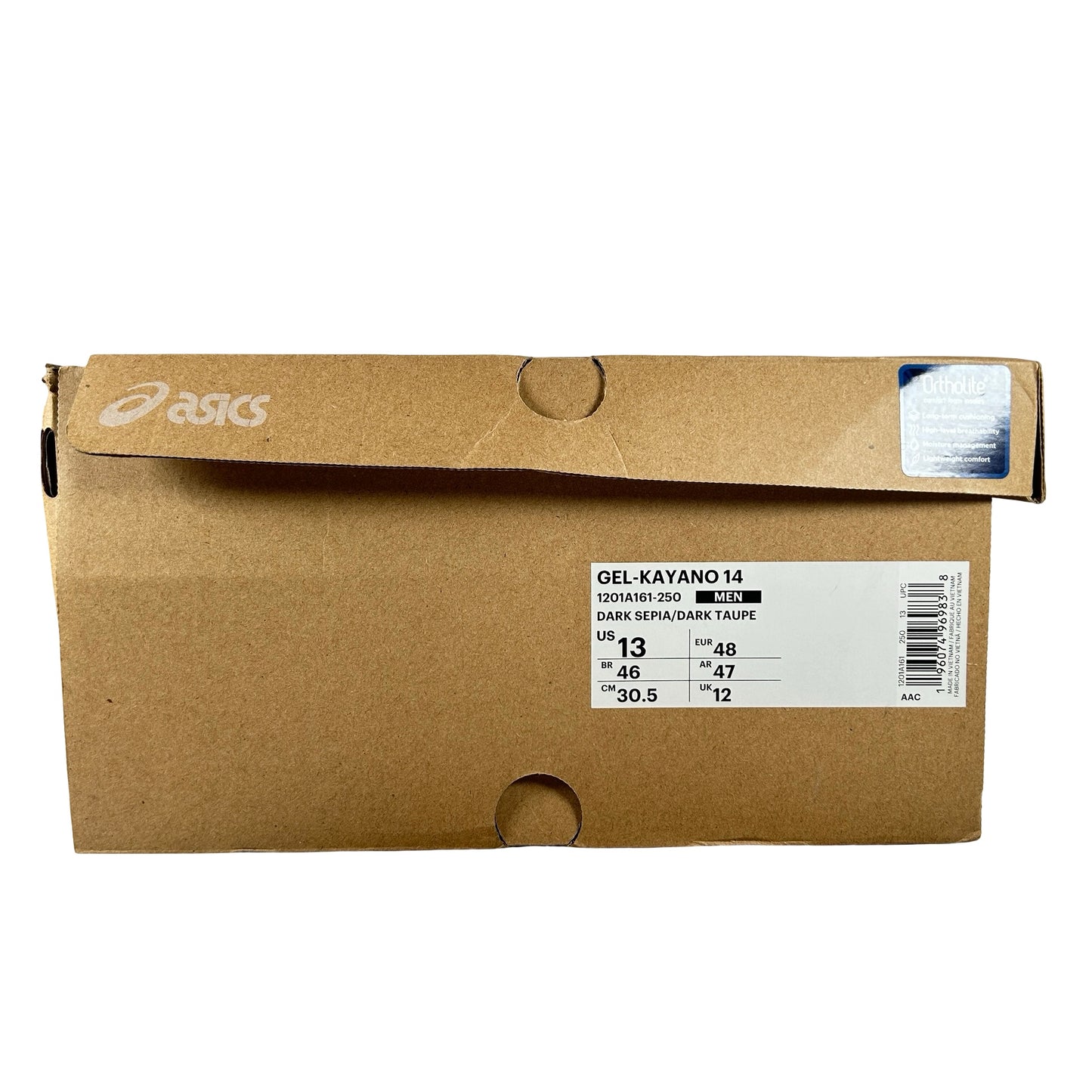 1201A161 250 ASICS Gel-Kayano 14 Dark Sepia [USED] - 13 M (Used)