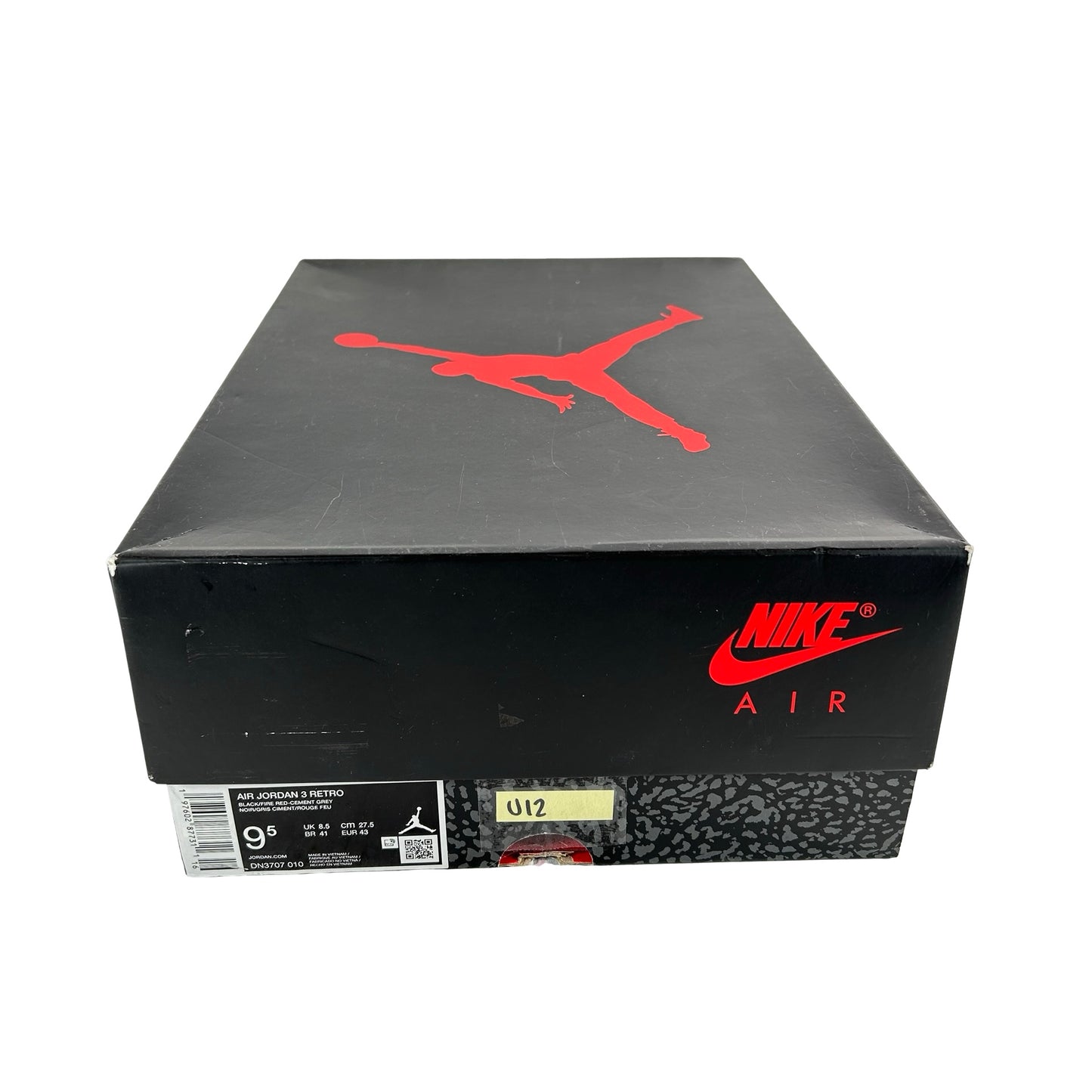 DN3707 010 Jordan 3 Retro Black Cement Reimagined (2024) [USED] - 9.5 M (Used12)