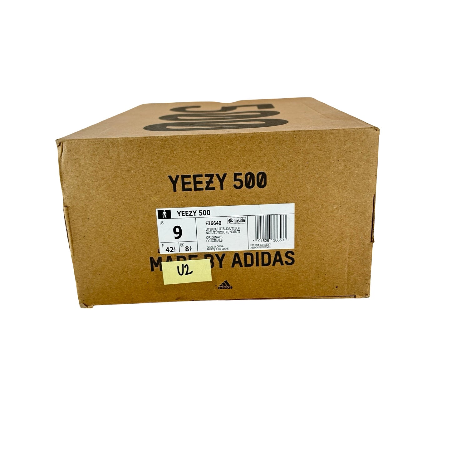 F36640 Adidas Yeezy 500 Utility Black [USED] - 9 M (Used2)