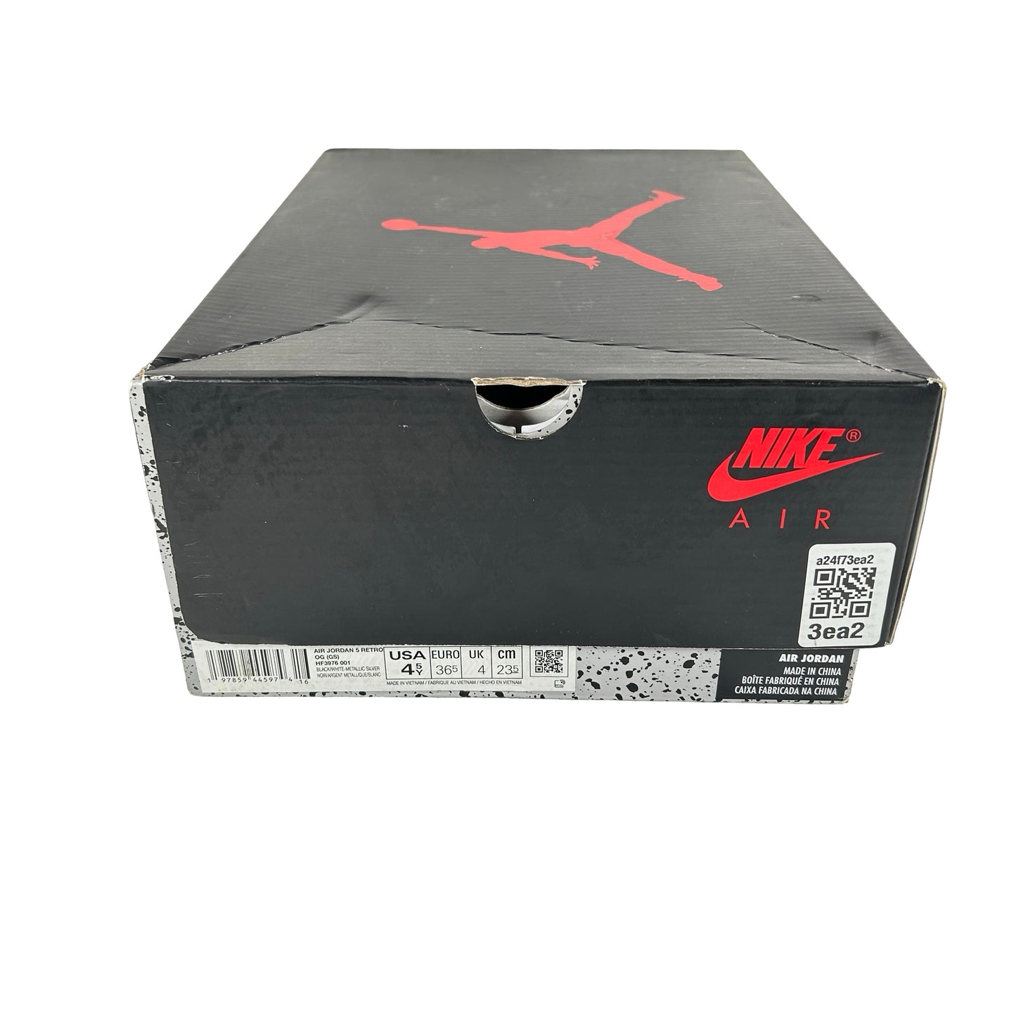 HF3976 001 Jordan 5 Retro OG Black Metallic Reimagined (GS) [USED] - 4.5 Y (Used)