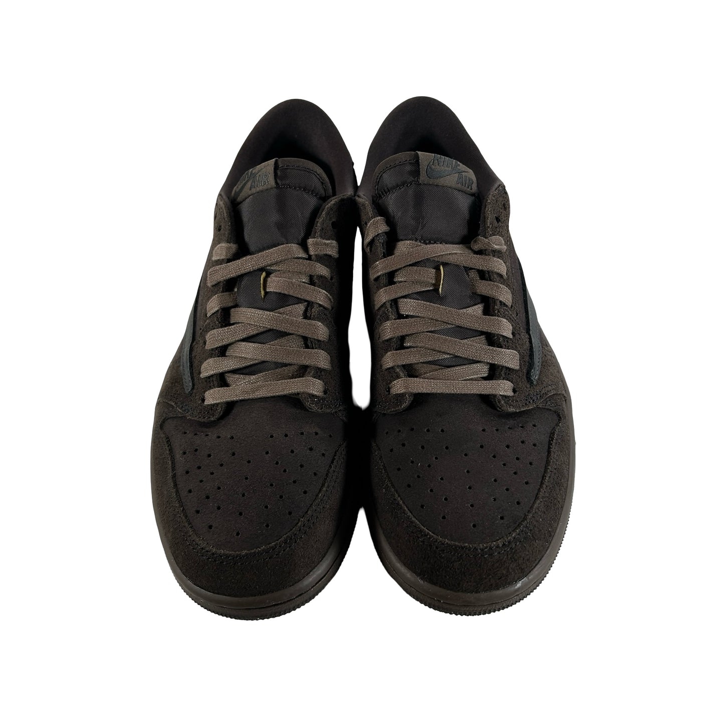 DM7866 202 Jordan 1 Retro Low OG SP Travis Scott Velvet Brown [USED] - 9.5 M (Used12)