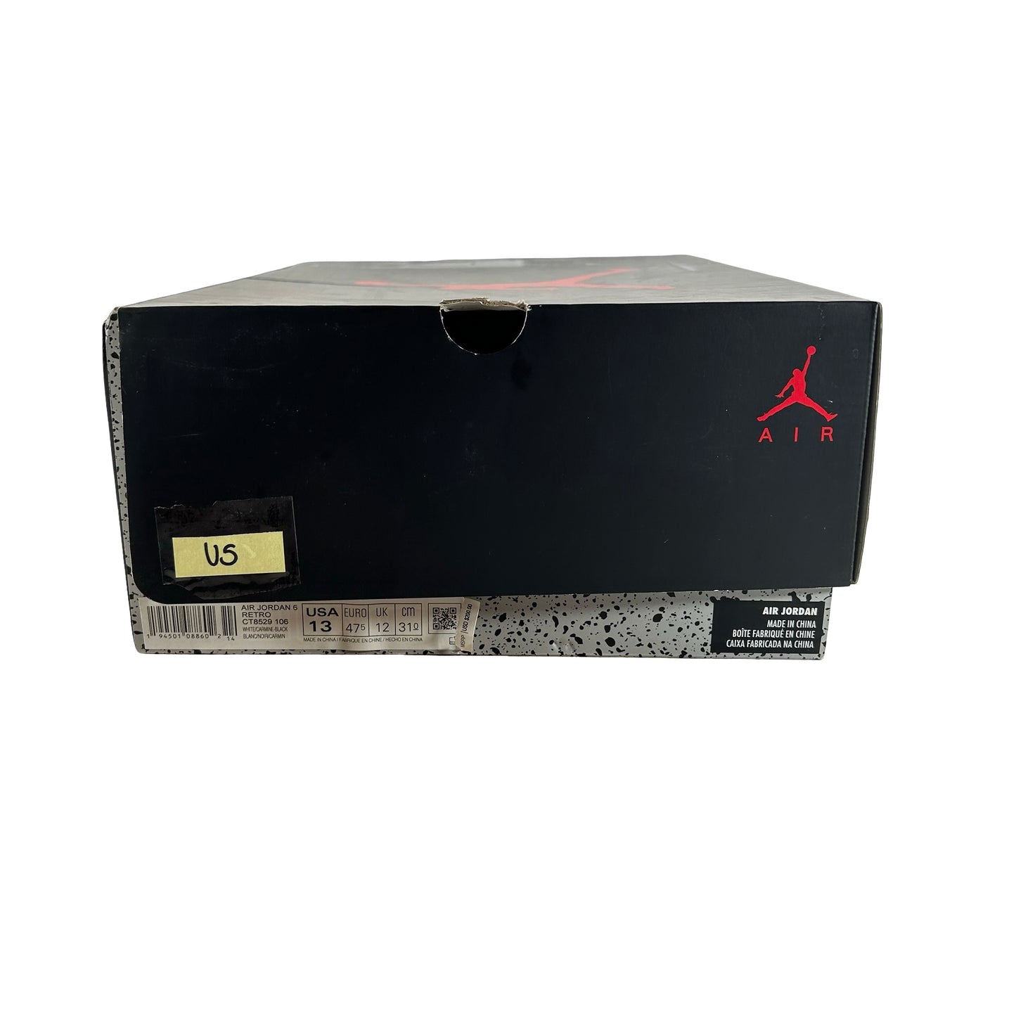 CT8529 106 Jordan 6 Retro Carmine [USED] - 13 M (Used5)