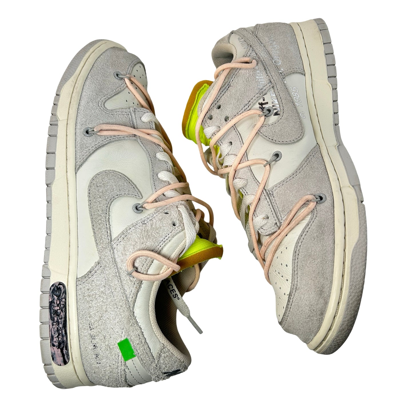 DJ0950 100 Nike Dunk Low Off-White Lot 12 [USED] - 11 M (Used)