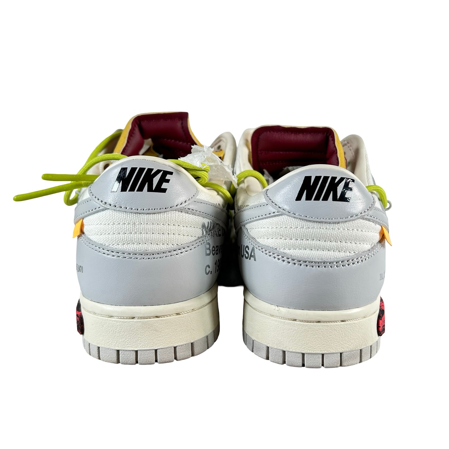 DM1602 106 Nike Dunk Low Blanco roto Lote 8