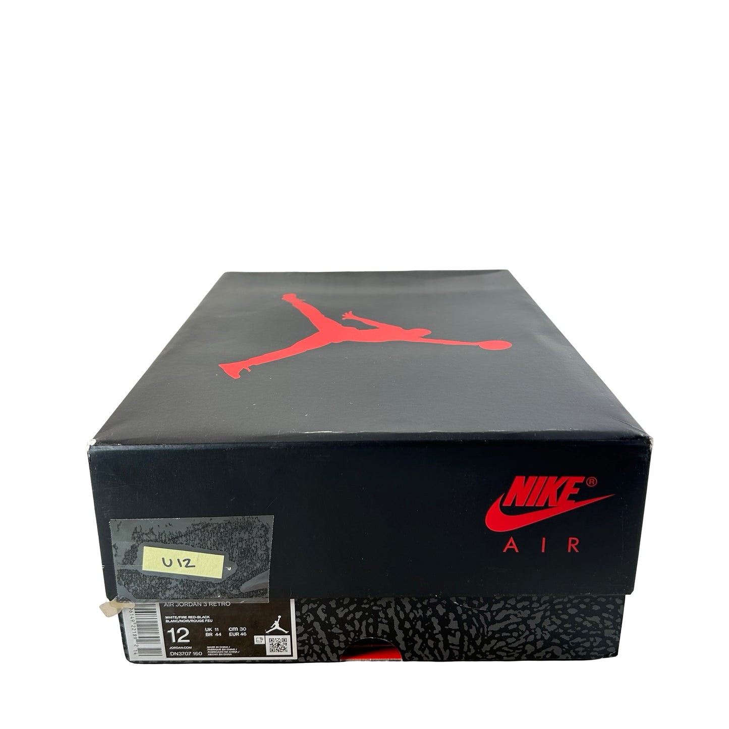 DN3707 160 Jordan 3 Retro Fire Red (2022) [USED] - 12 M (Used12)