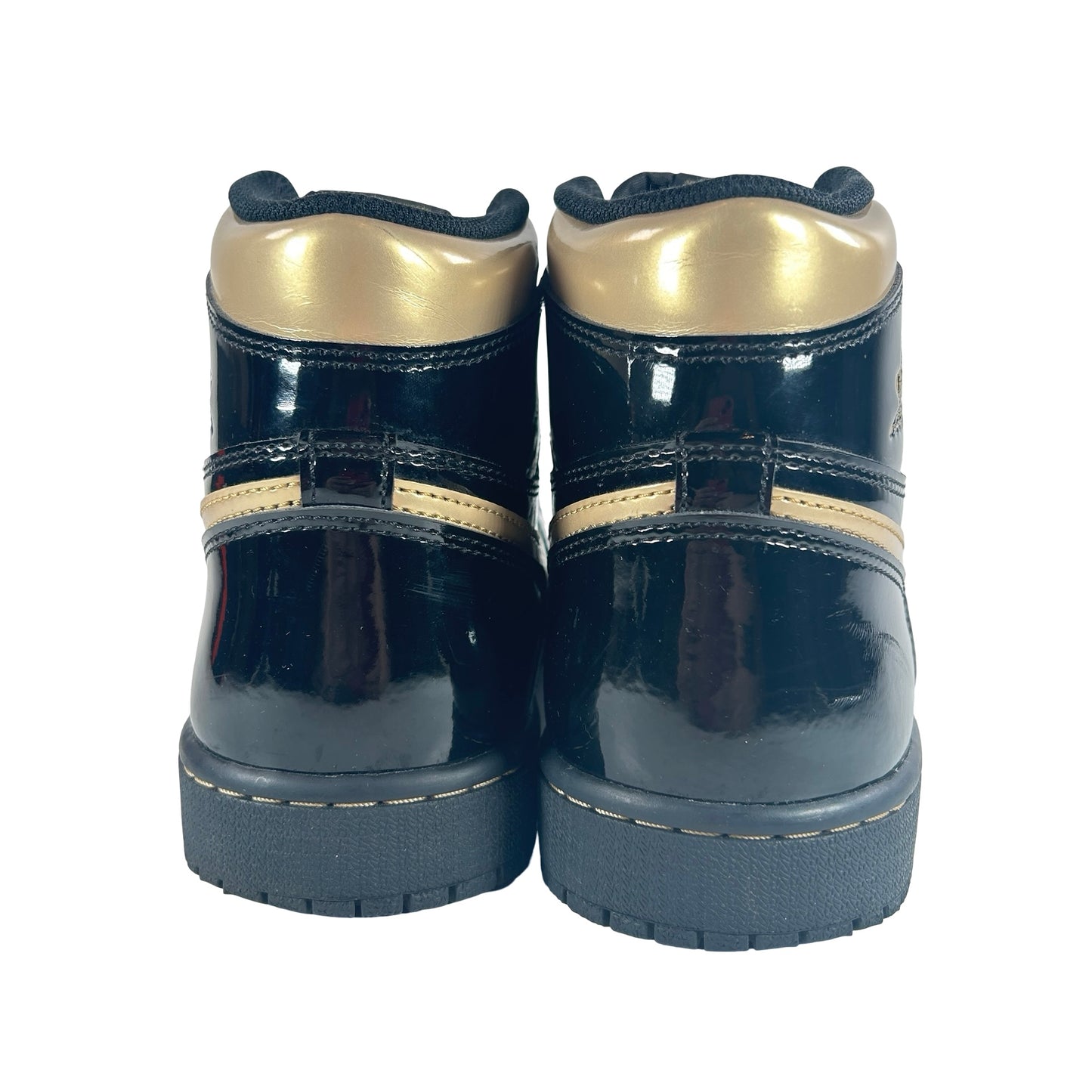 555088 032 Jordan 1 Black/Gold [USED] - 9 M (Used)