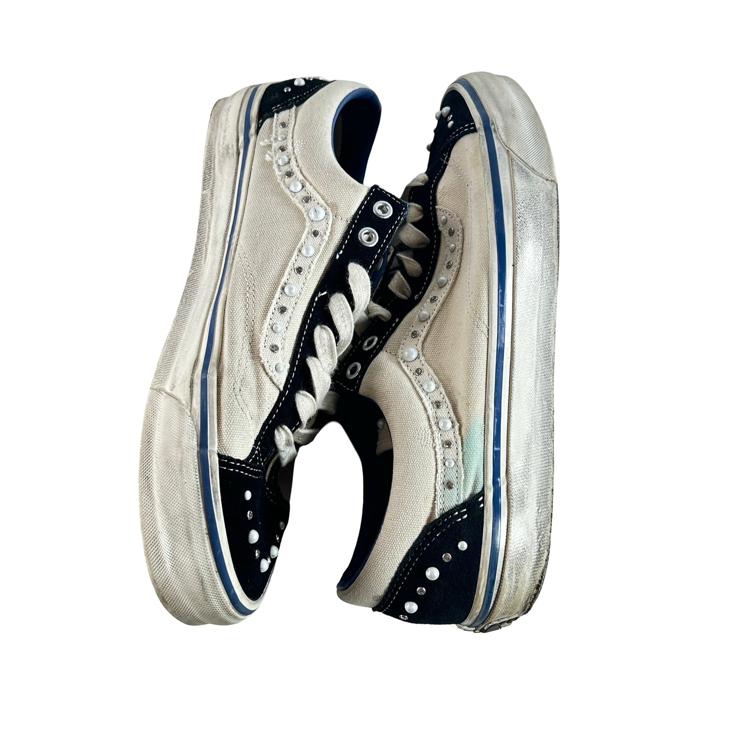 VN000S52FS8 Vans OTW Old Skool 36 Pearlized Pack Marshmallow White [USED] - 12 M (Used)