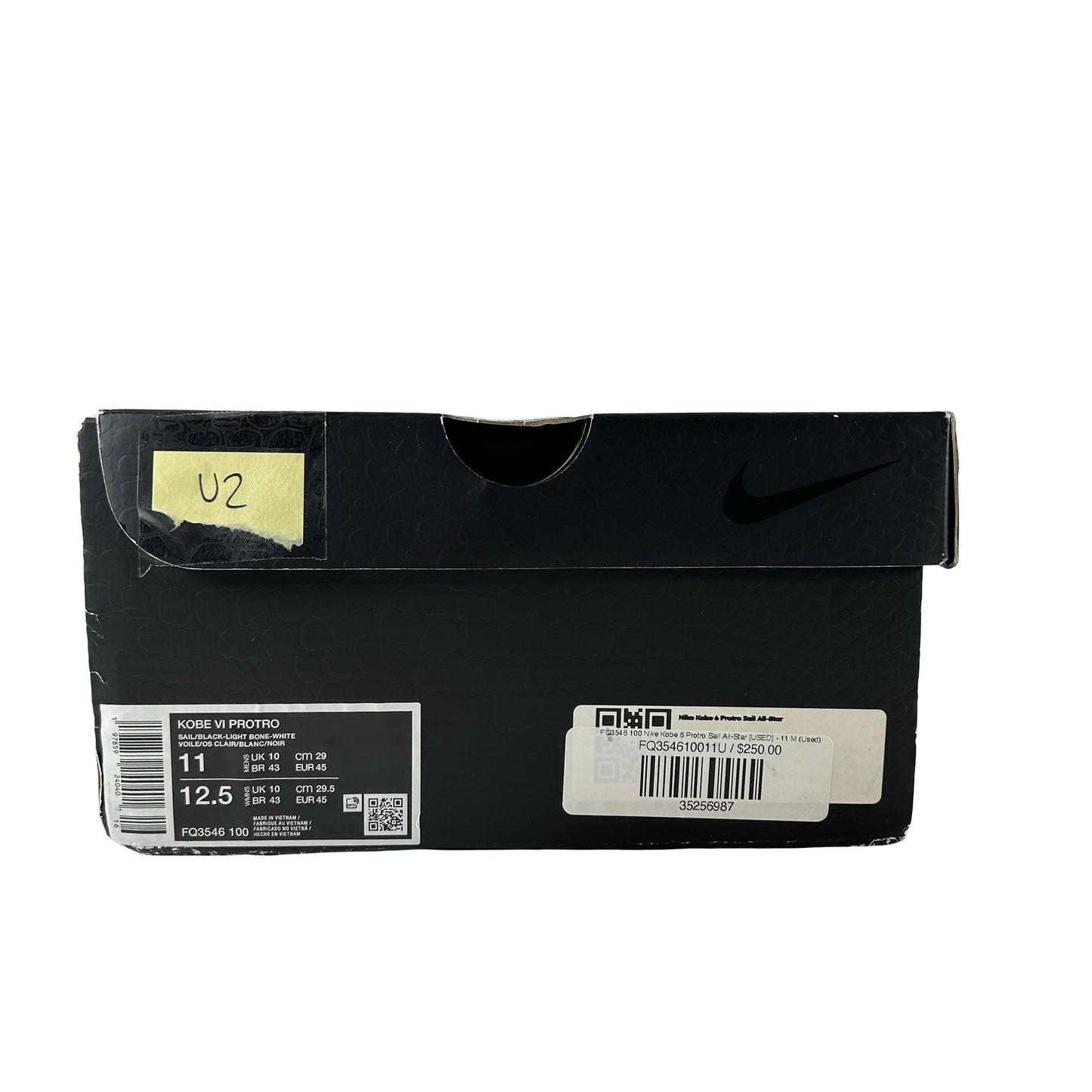 FQ3546 100 Nike Kobe 6 Protro Sail All-Star [USED] - 11 M (Used2)