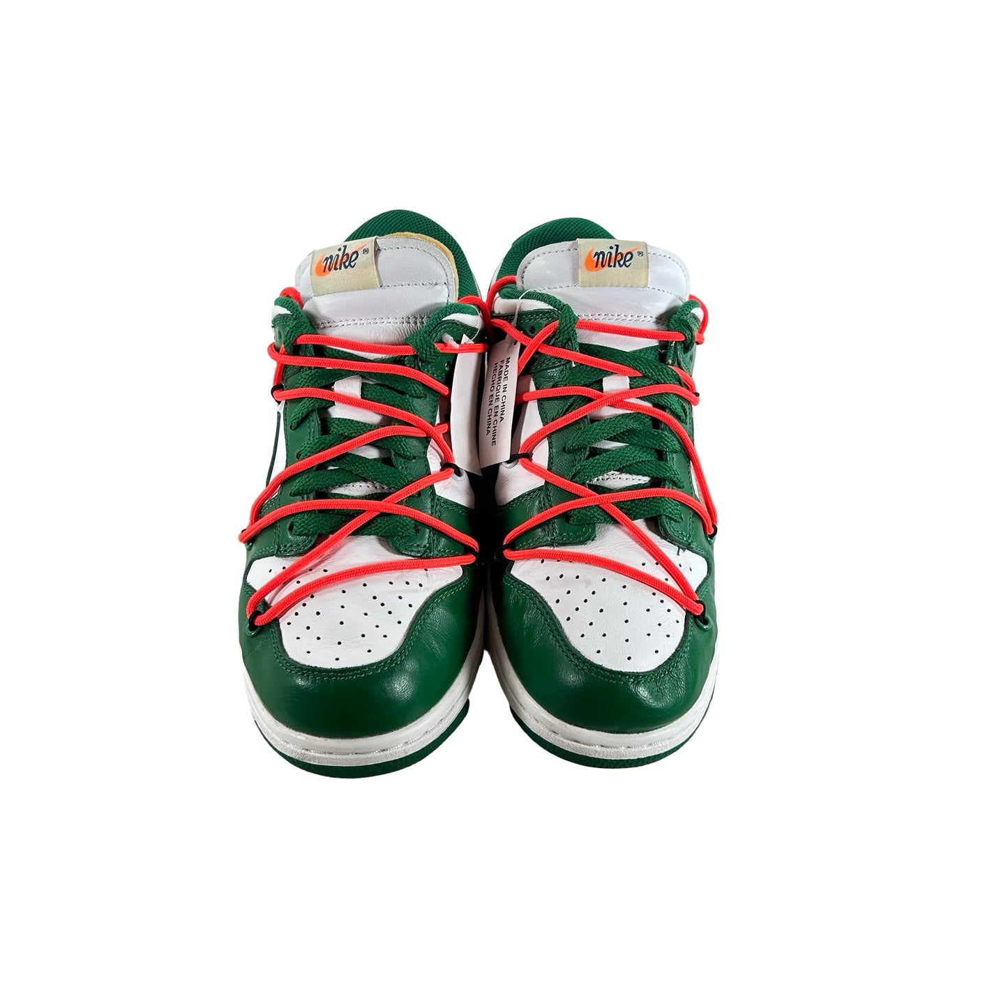 CT0856 100 Nike Dunk Low Off-White Green [USED] - 7.5 M (Used2)