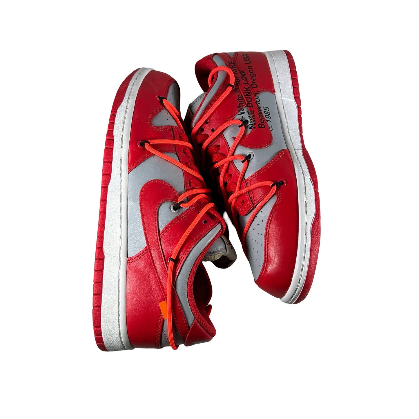 CT0856 600 Dunk Low Off-White Red [USED] - 8.5 M (Used)