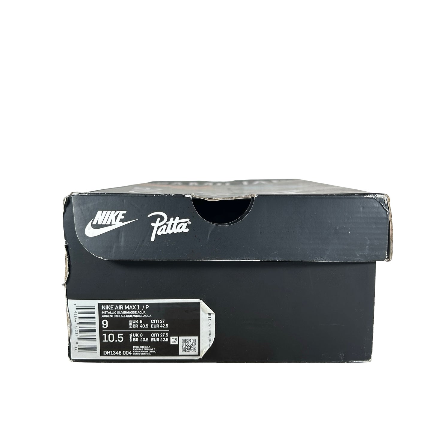 DH1348 004 Nike Air Max 1 Patta Waves Noise Aqua [USED] - 9 M (Used)