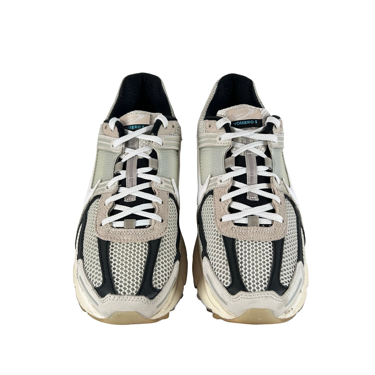 FN7649 110 Nike Zoom Vomero 5 Supersonic Light Bone Black [USED] - 9.5 M (Used2)
