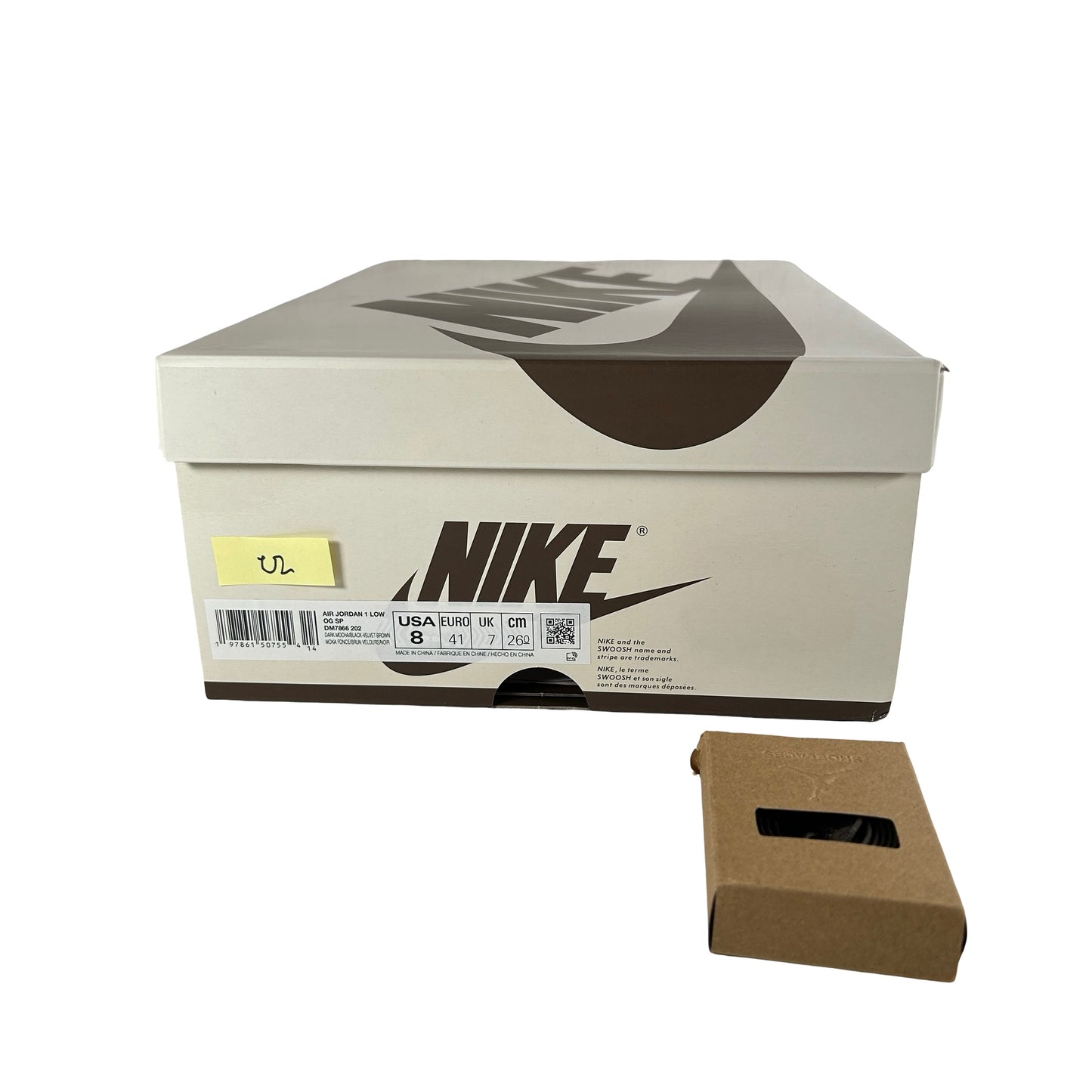 DM7866 202 Jordan 1 Retro Low OG SP Travis Scott Velvet Brown [USED] - 8 (Used2)