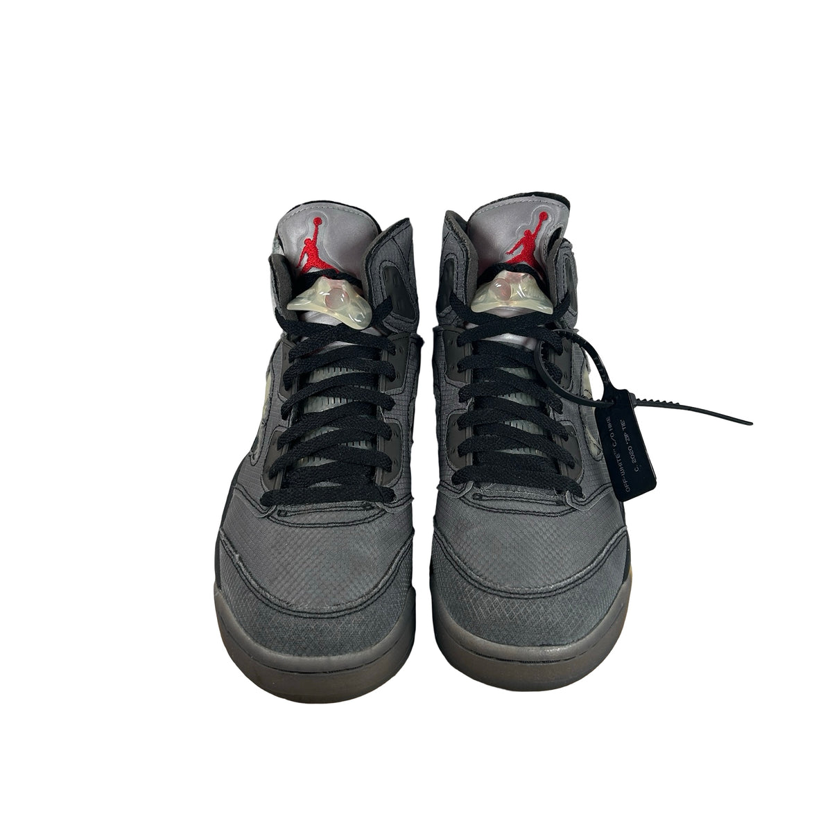 CT8480 001 Jordan 5 Off-White Black [USED] - 9 M (Used13)