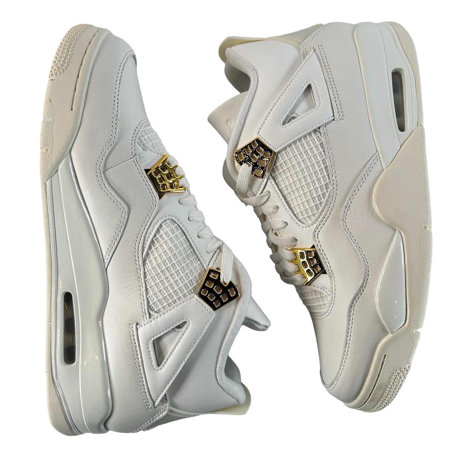 AQ9129 170 Jordan 4 Retro Metallic Gold (Women's) [CONDITIONAL] - 12 W (Mark on Midsole)