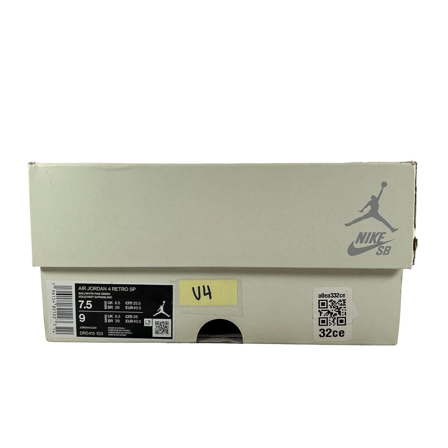 DR5415 103 Jordan 4 Retro SB Pine Green [USED] - 7.5 M (Used4)