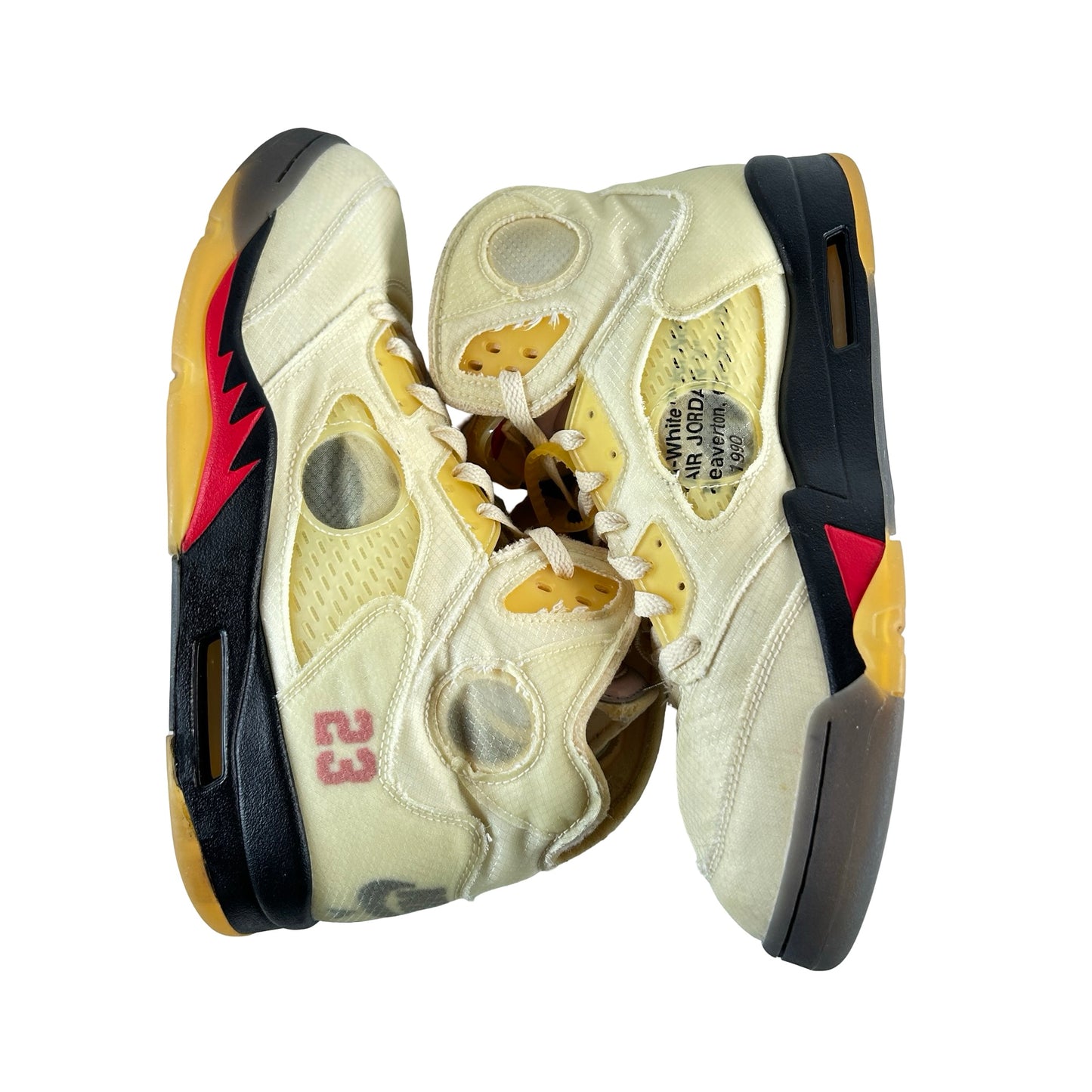 DH8565 100 Jordan 5 Off-White Sail [USED] - 13 M (Used7)