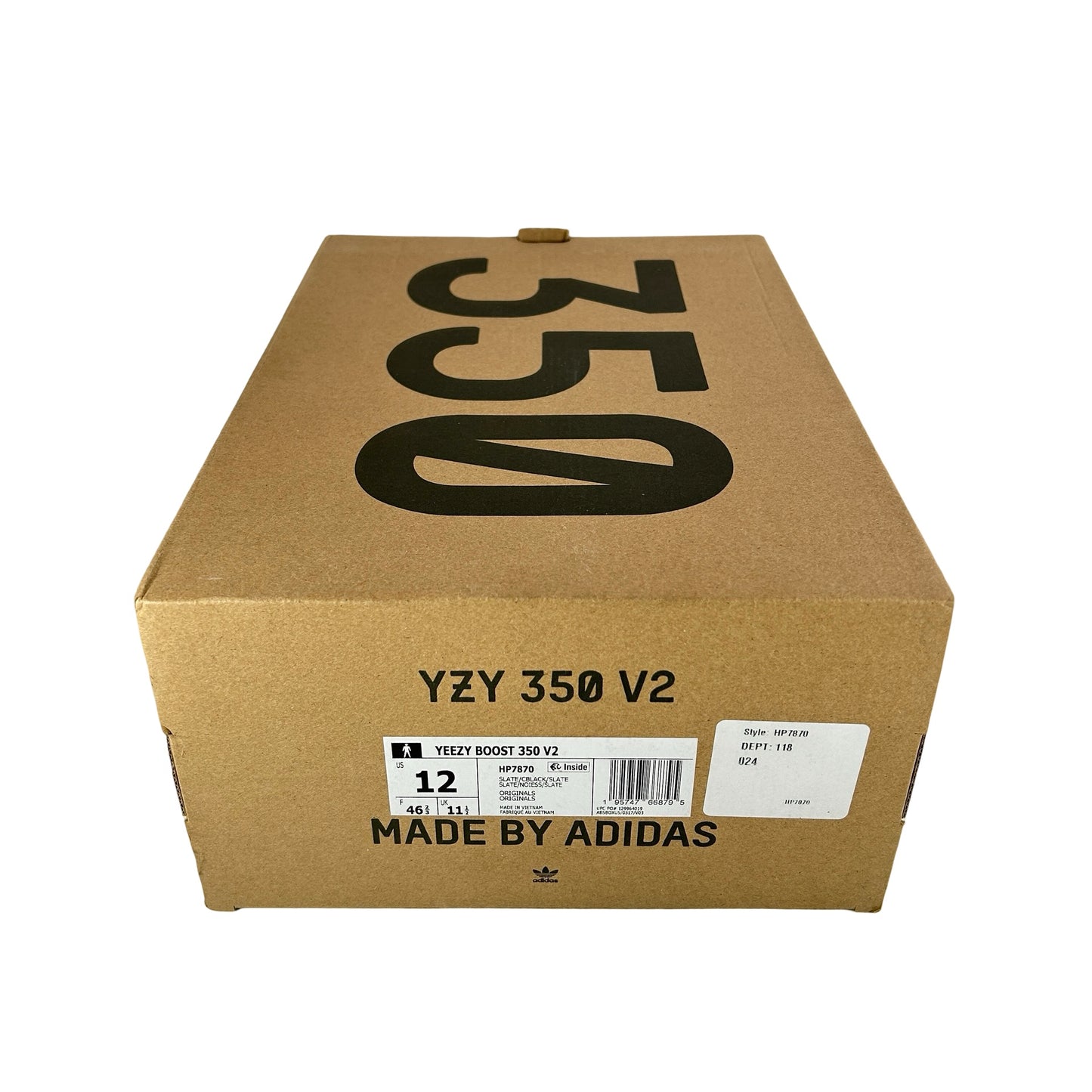 HP7870 adidas Yeezy Boost 350 V2 Slate [USED] - 12 M (Used)