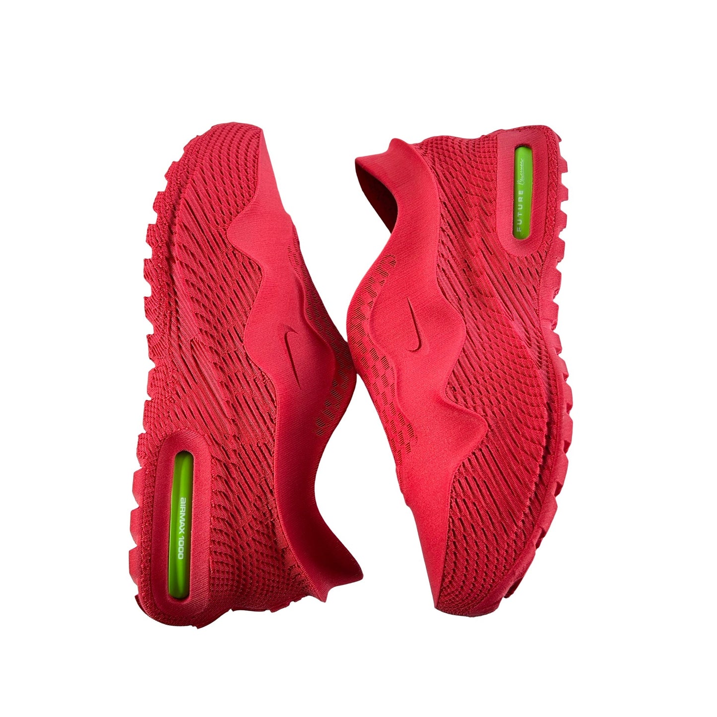 HV0234 RED GRN Nike Air Max 1000 Red Atomic Green