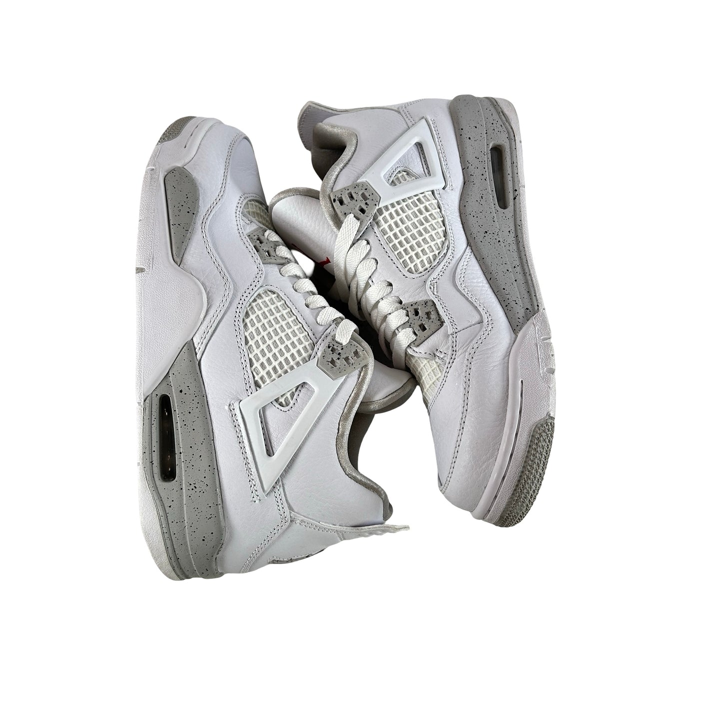 DJ4699 100 Jordan 4 Retro White Oreo (2021) (GS) [USED] - 7Y (Used4)