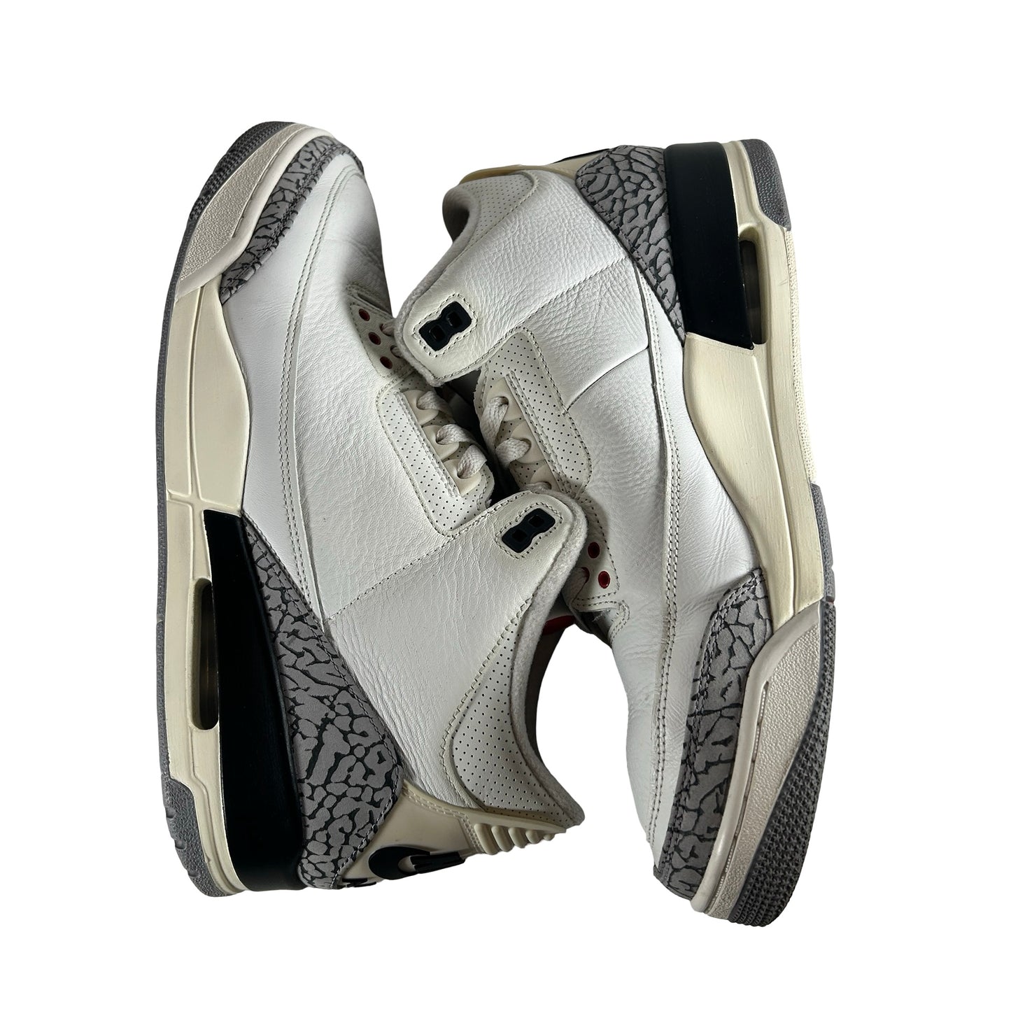 DN3707 100 Jordan 3 Retro White Cement Reimagined [USED] - 12 M (Used4) (Replace Box4)