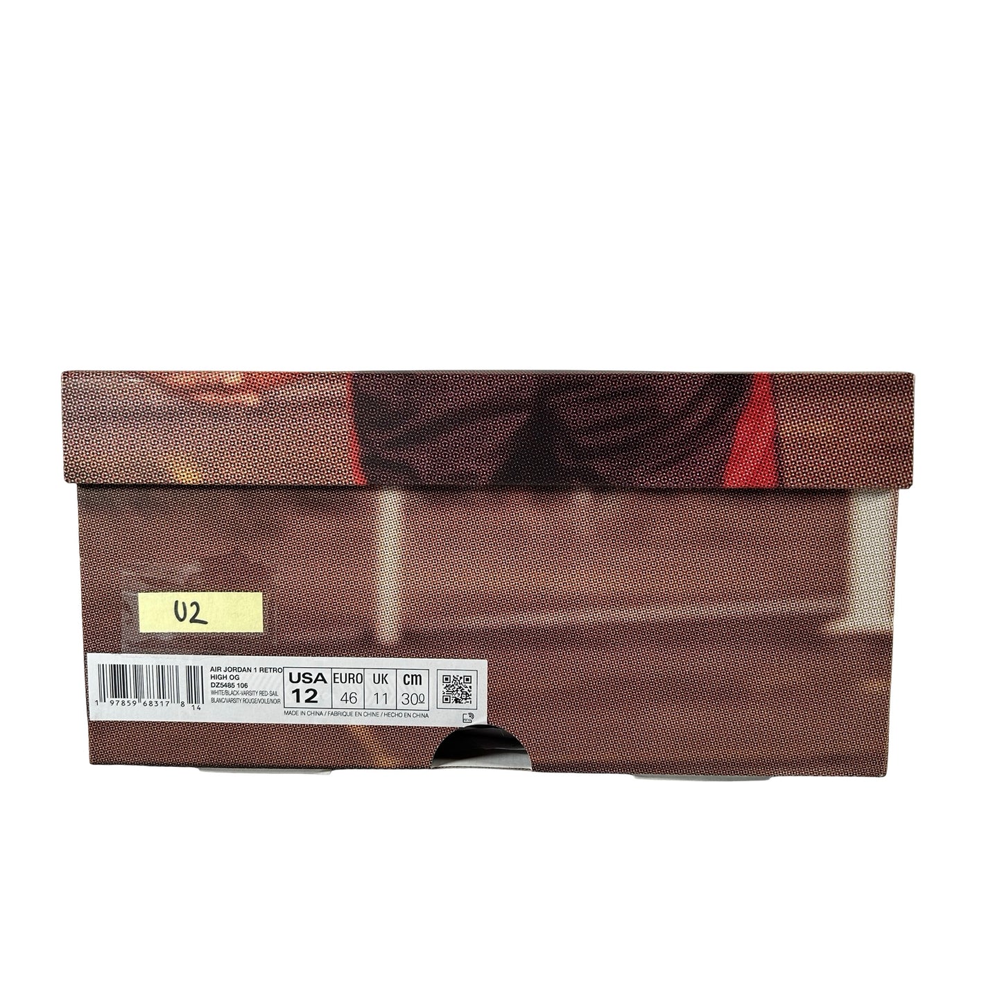 DZ5485 106 Jordan 1 Retro High OG Black Toe Reimagined [USED] - 12 M (Used2)