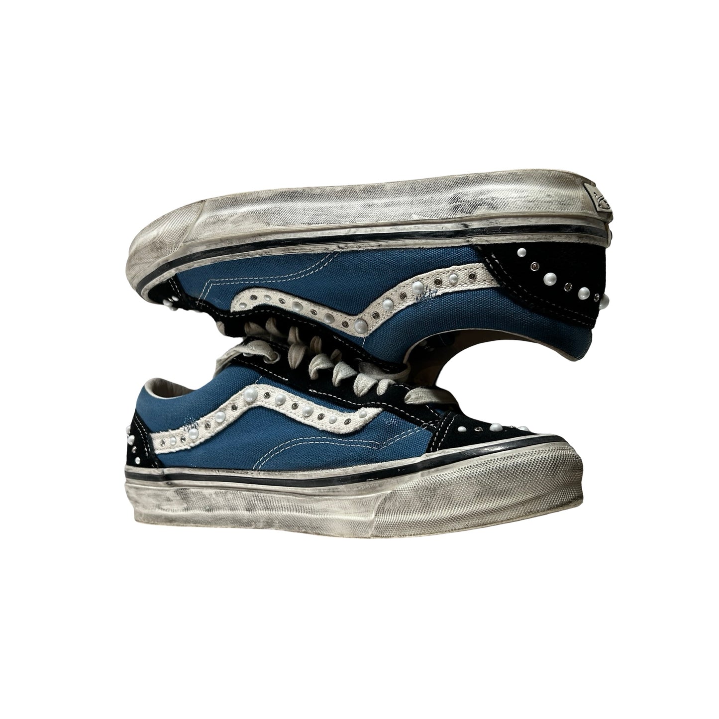 VN000E8VYA6 Vans LX Old Skool 36 Pearlized Pack Black Navy [USED] - 8.5 M (Used2)