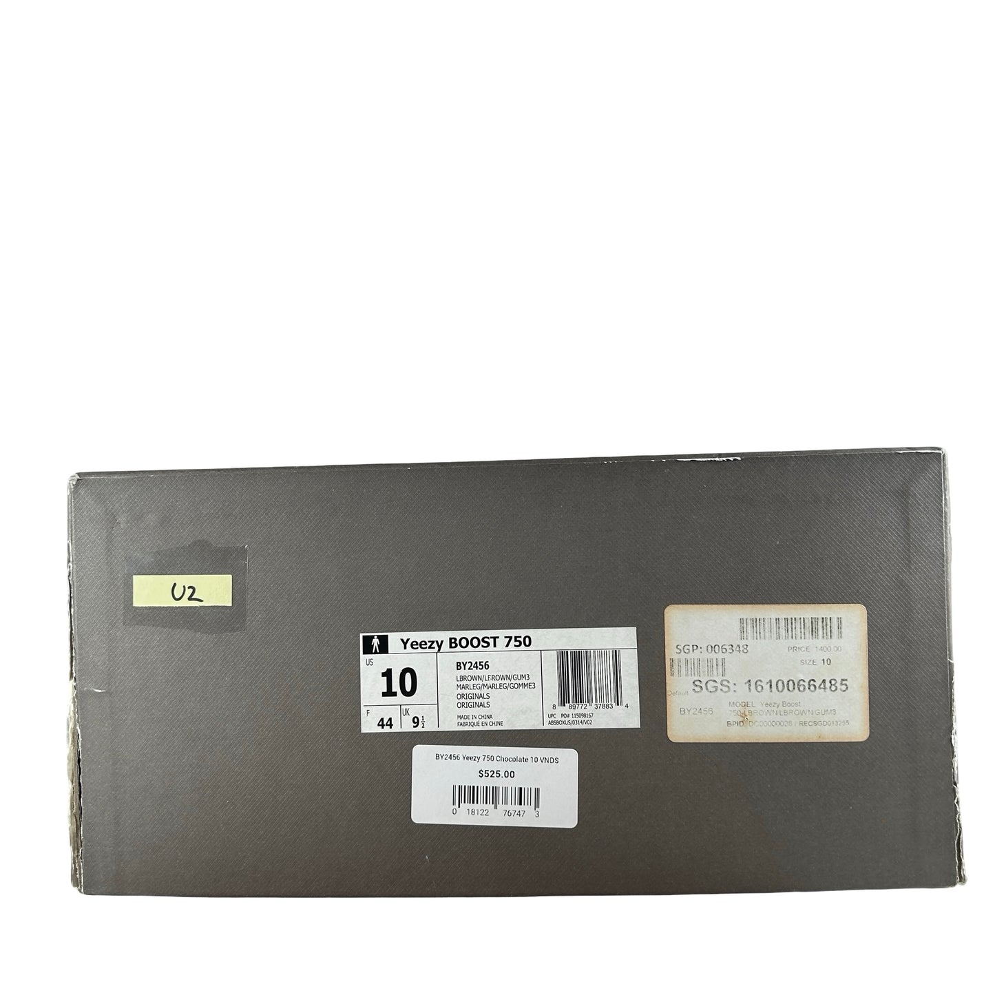 BY2456 adidas Yeezy Boost 750 Chocolate [USED] - 10 M (Used2)