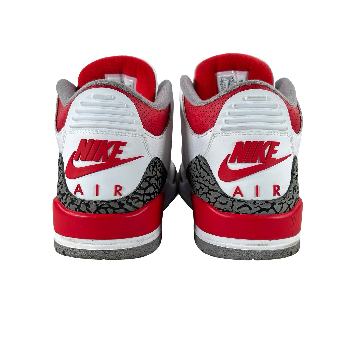 DN3707 160 Jordan 3 Retro Fire Red (2022) [USED] - 12 M (Used9)