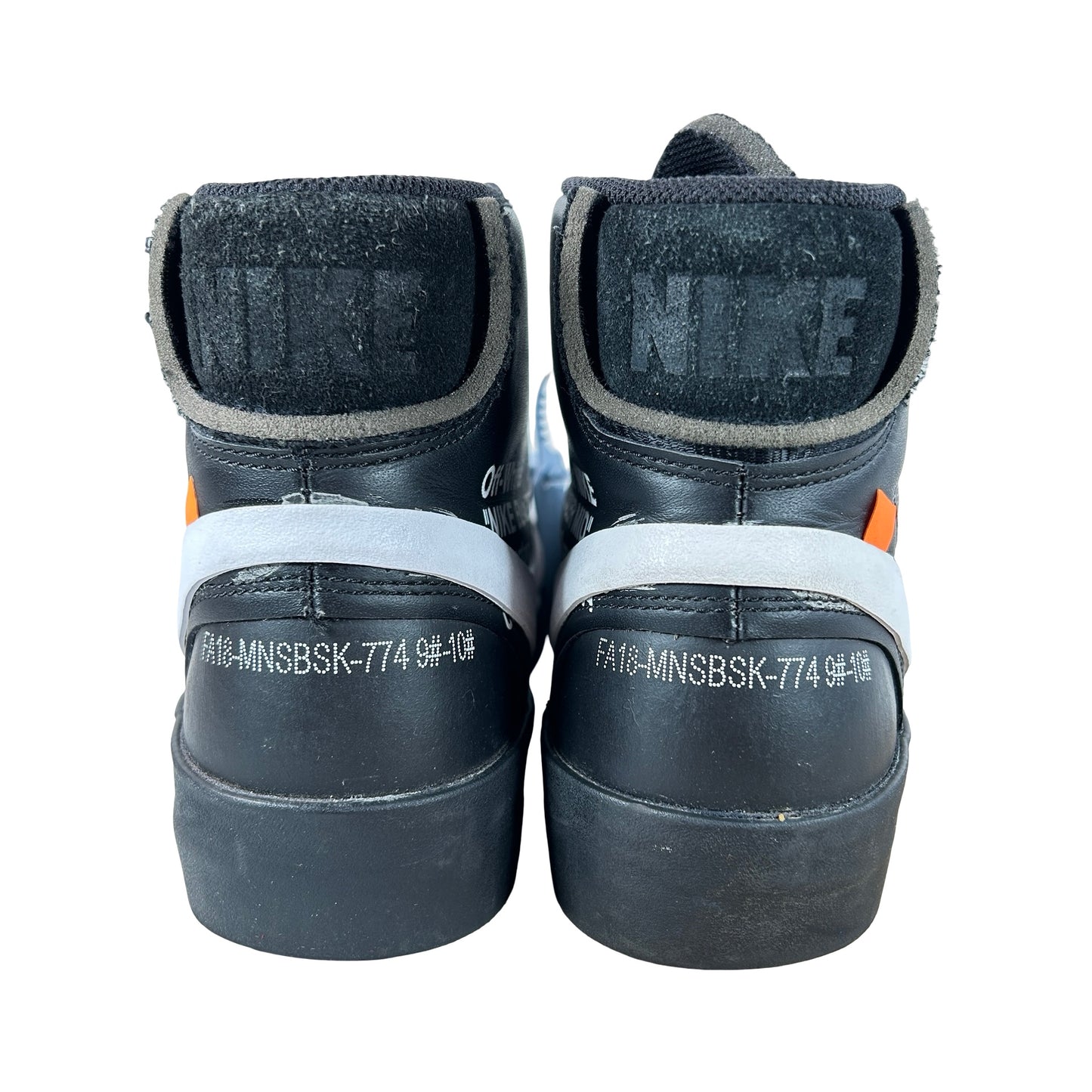 AA3832 001 Nike Blazer Off-White Black [USED] - 9.5 M (Used)