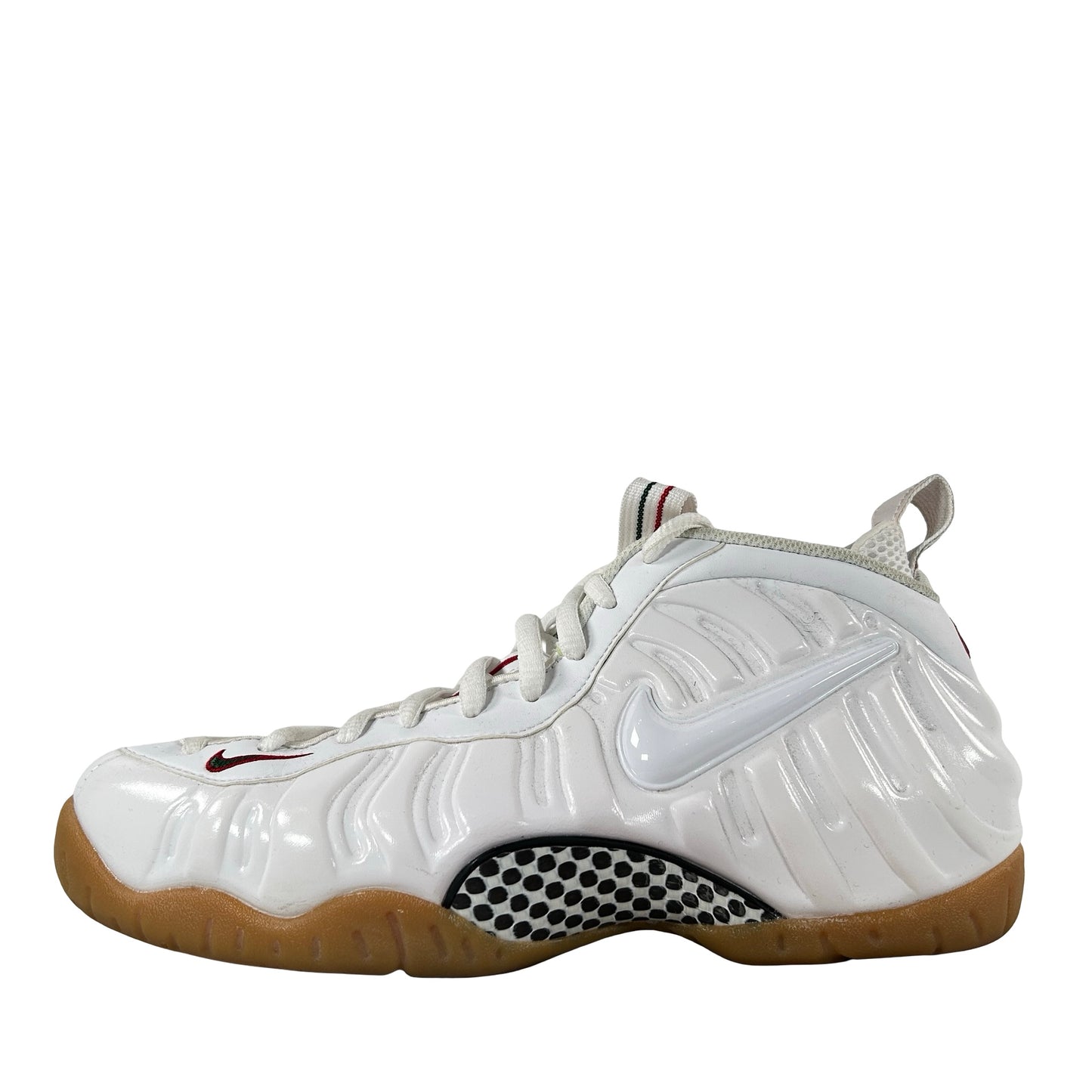 624041 102 Nike Air Foamposite Pro White Gucci [USED] - 10 M (Used)