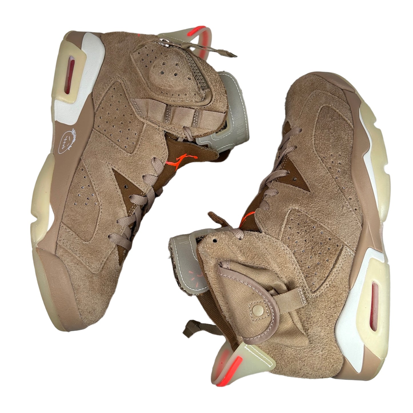 DH0690 200 Jordan 6 Retro Travis Scott British Khaki [USED] - 9 M (Used17)