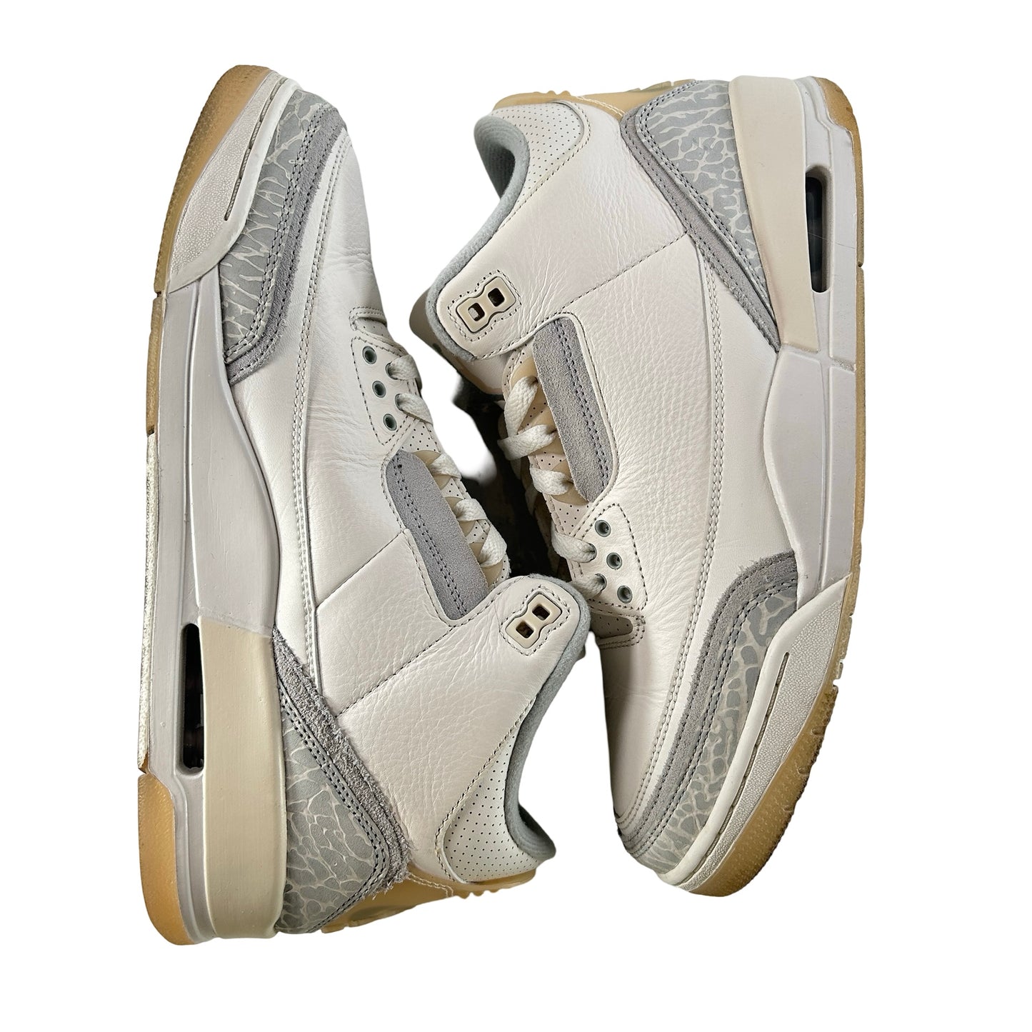 FJ9479 100 Jordan 3 Retro Craft Ivory [USED] - 9.5 M (Used)