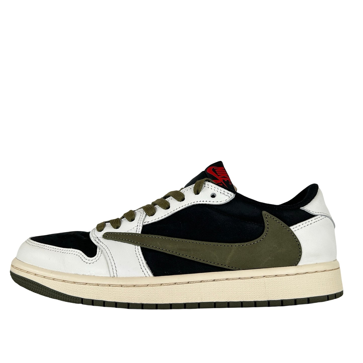 DZ4137 106 Jordan 1 Retro Low OG SP Travis Scott Olive (W) [USED] - 9.5 W (Used2)