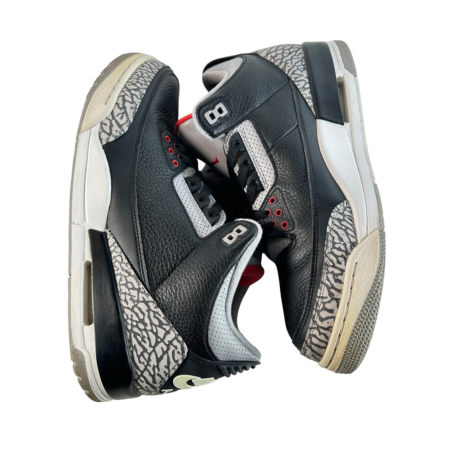 854262 001 Jordan 3 Retro Black Cement (2018) [USED] - 10.5 M (Used) (Replace Box)