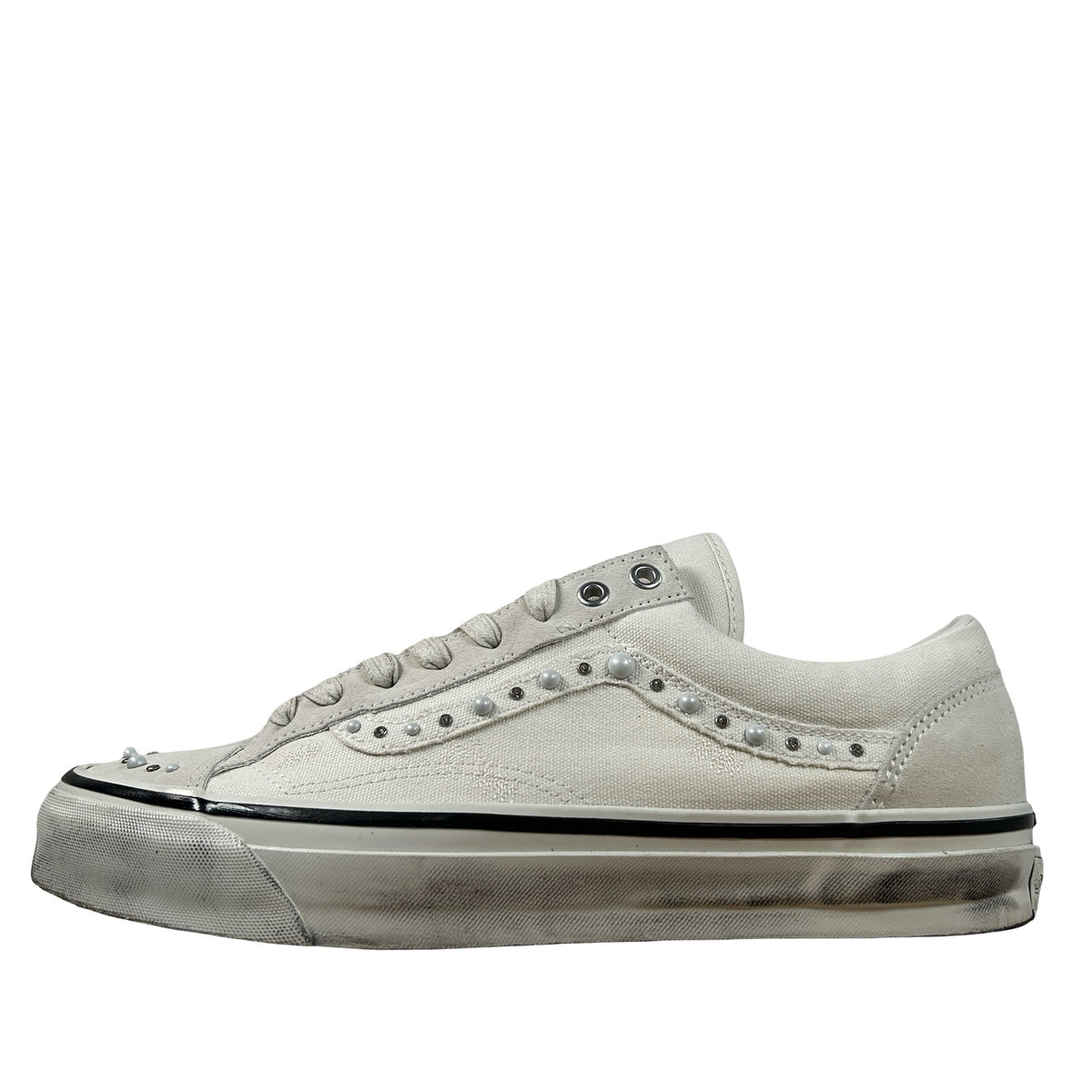 VN000E8VCCZ Vans OTW Old Skool 36 Pearlized Pack Marshmallow [USED] - 12 M (Used3)