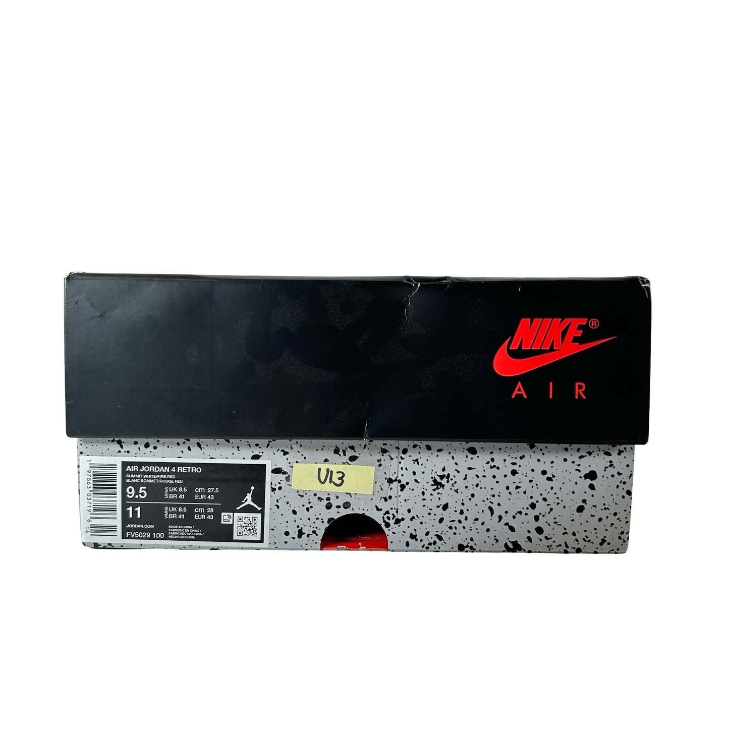 FV5029 100 Jordan 4 Retro White Cement (2025) [USED] - 9.5 M (Used13)