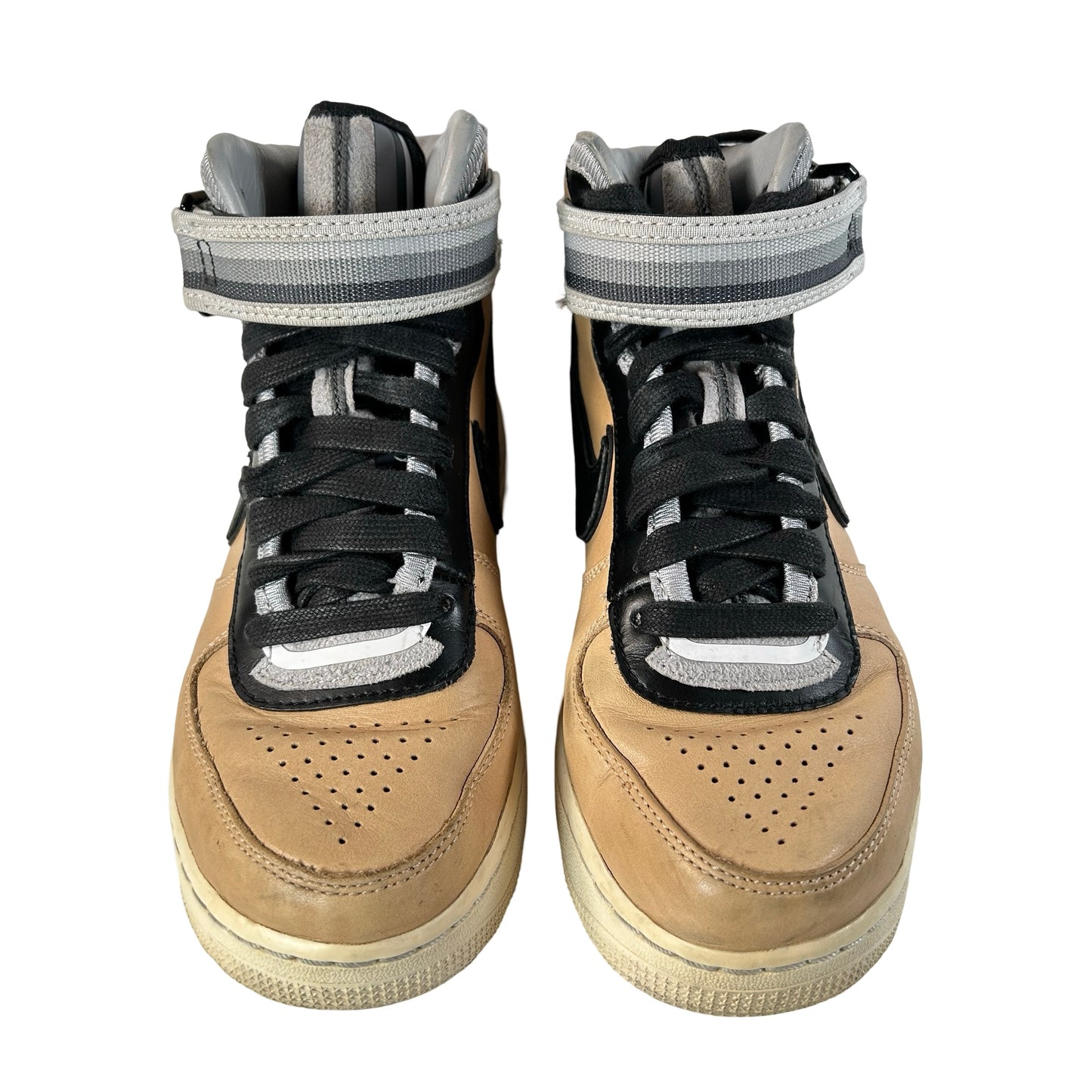 677130 200 Nike Air Force 1 Mid Tisci Tan [USED] - 4 M (Used) (No Box)